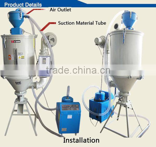 plastic vacuum feeder for loading powder and pellets 400kg/h