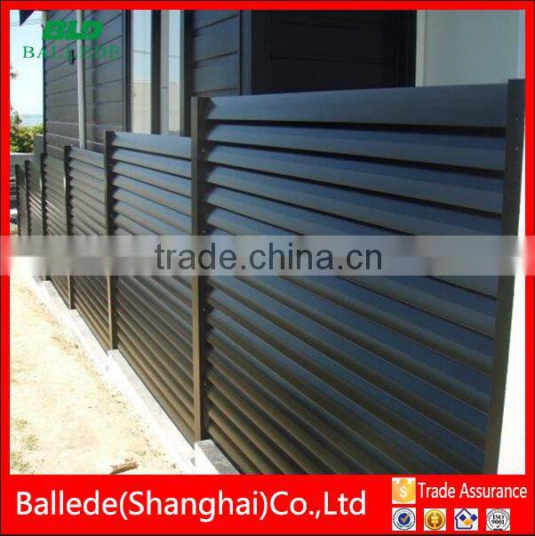 sun shade decorative aerofoil louvre fence
