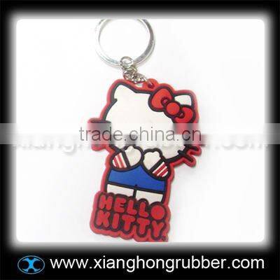 Soft PVC keychain, with fancy designs