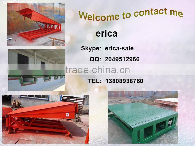 china supplier CE hydraulic dock ramp for truck/truck loading ramp