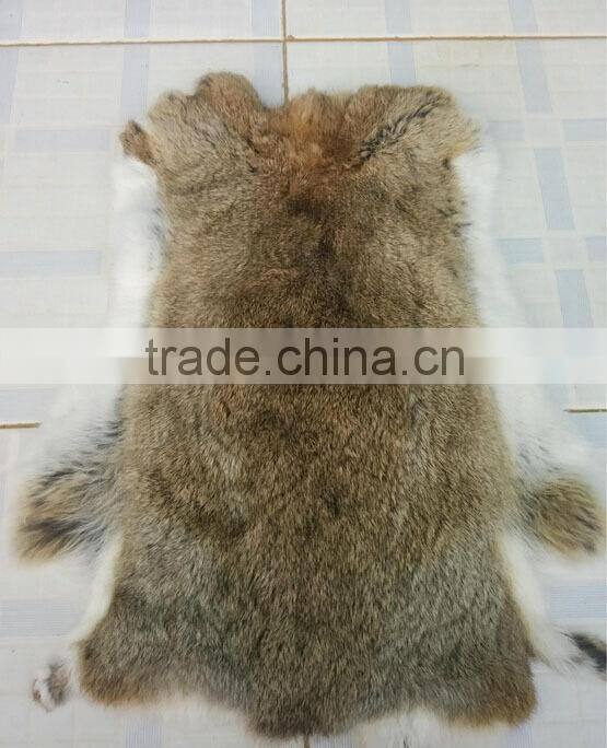 Factory direct supply Natural brown color Cheap Rabbit Skin