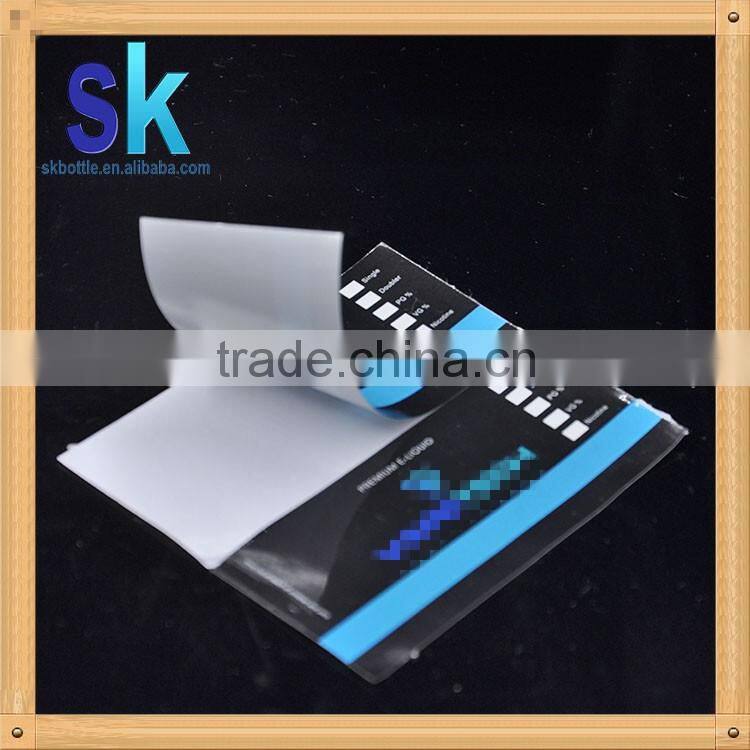 child proof e-liquid glass bottles 30ml clear e juice bottle dropper with paper tube packaging