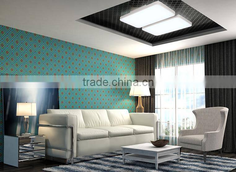 60w+60w retangular black room light