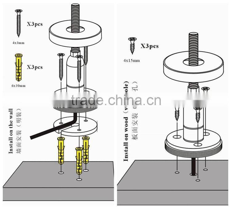 The best price for the professional flexible gooseneck Hotel Bedside lamp with cool touch switch