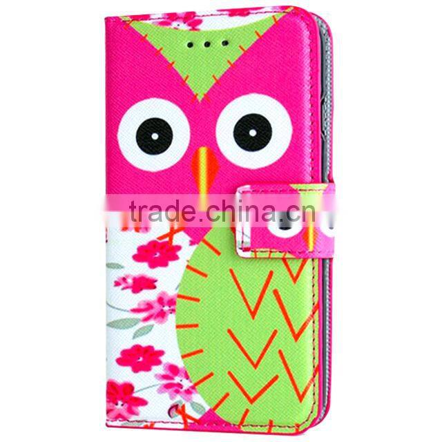 Printed PU Leather Case,Book Magnetic Leather Case For Lenovo S820