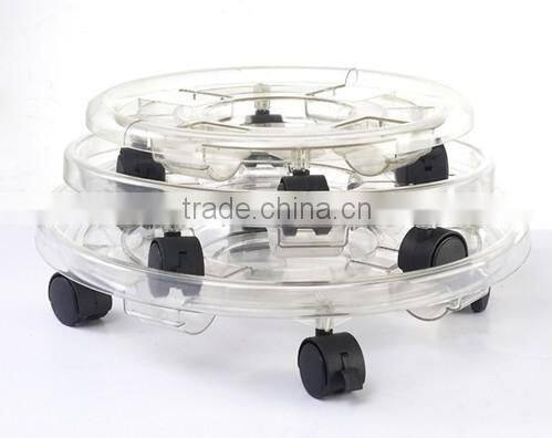 Movable Plastic Plant Saucer Caddy
