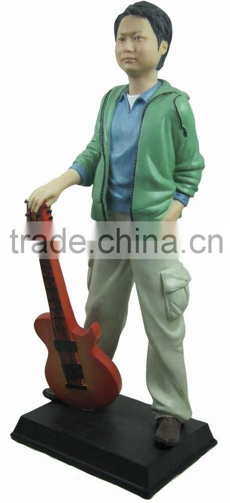 12 inches personal polyresin doll