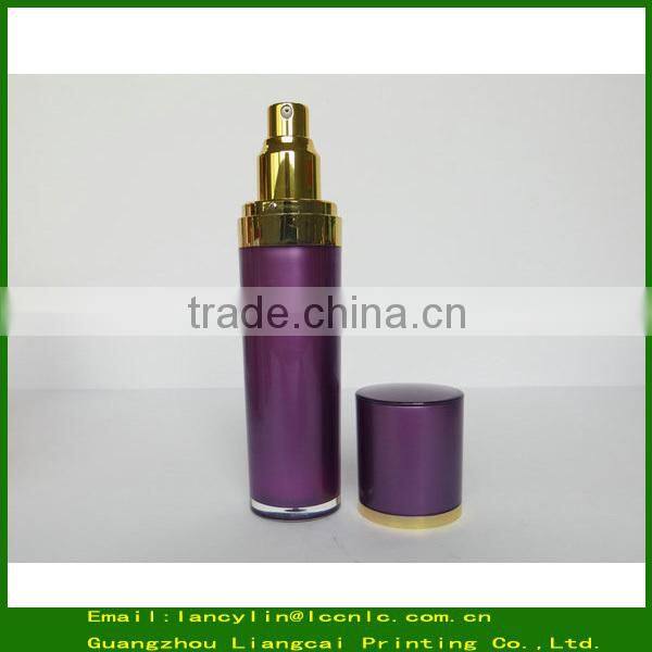 30ml aluminum cosmetic airless pump bottle wholesale