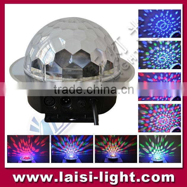 LED light sourse black Crystall Ball light RGB disco led effect lights dj laser light