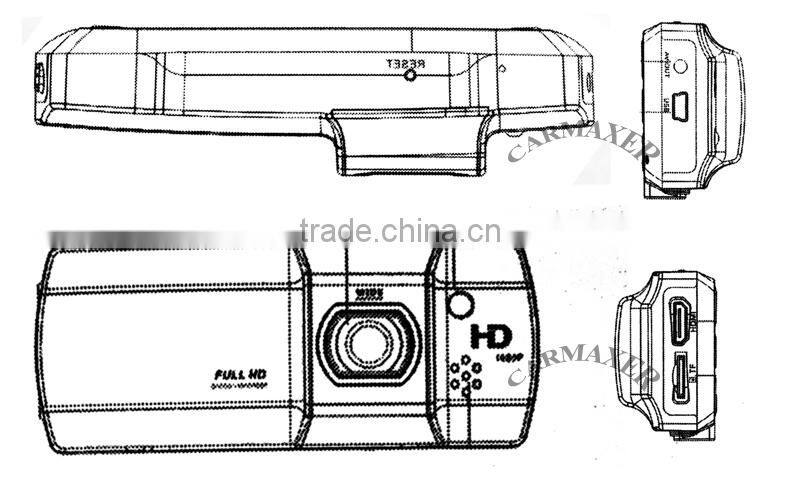 High performance WDR car dash board camera