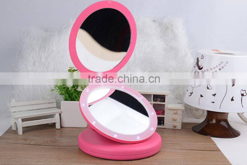 LED lighted table cosmetic mirror / living room LED table mirror