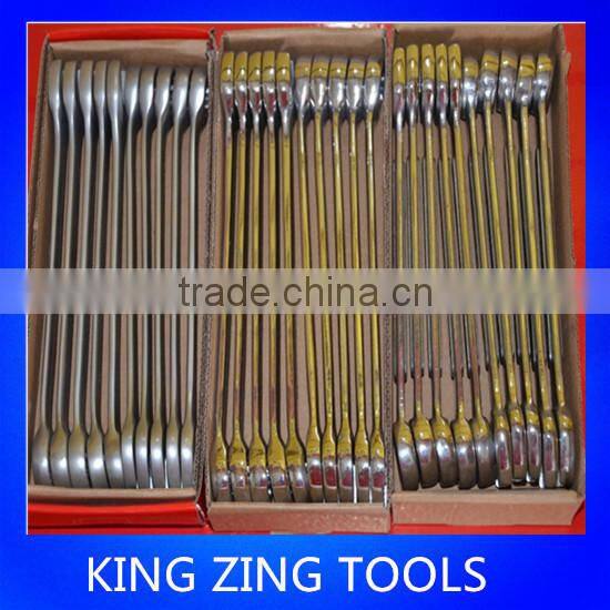 8Pcs Double Offset Ring wrench Set(CR-V/45# Carbon Steel)