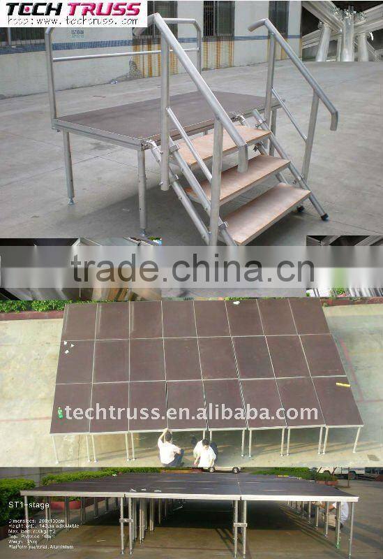 ST Wedding Plexiglass Wedding Stage