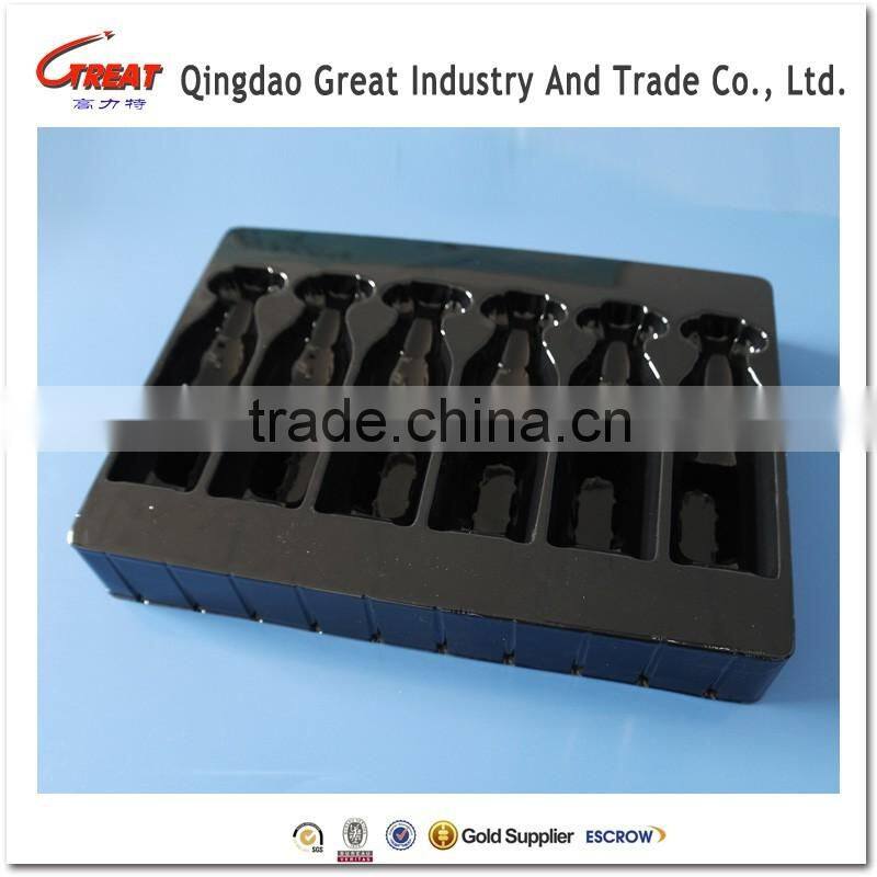 Plastic Beer packaging tray clamshell bilster packaging tray
