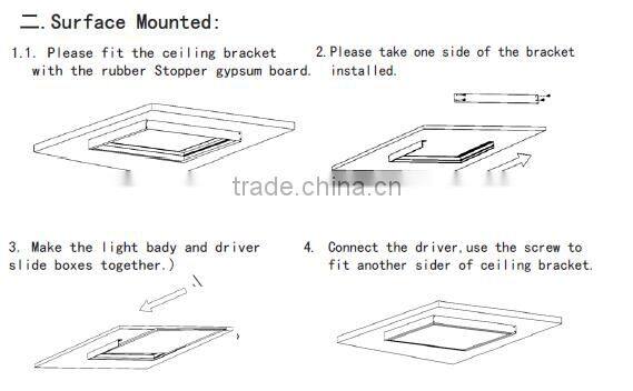 CE ROHS 2.4G wireless remote control dimmable led flat ceiling panel 600x600mm led panel 2x2 ceiling mounted panel light