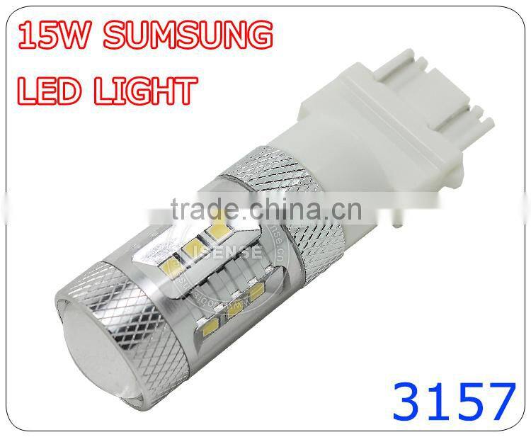led car motorcycle lamp 3157 SUMSUNG 15W LED BRAKE LIGHT RUNNING LIGHT
