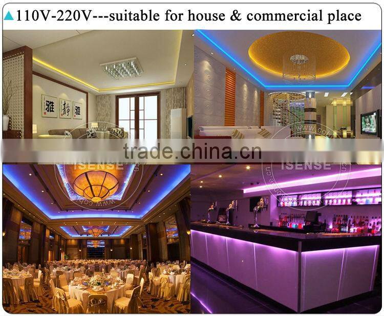 Yellow/amber waterproof LED flexible neon strip light