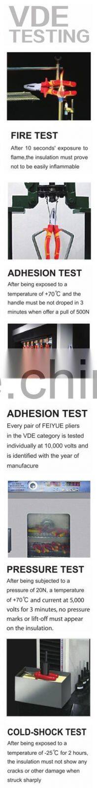 Non Sparking Insulated Tools Dipped Snipe Nose Pliers With All Sizes