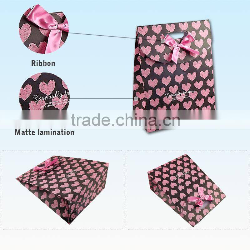 Discount Top-Grade Cute Custom Printed Paper Shopping Bags With Logo