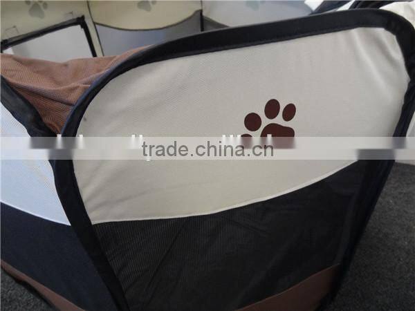 PAW printing Pet Playpen Dog Cat Soft Crate Cage Tent Travel Puppy Portable Exercise