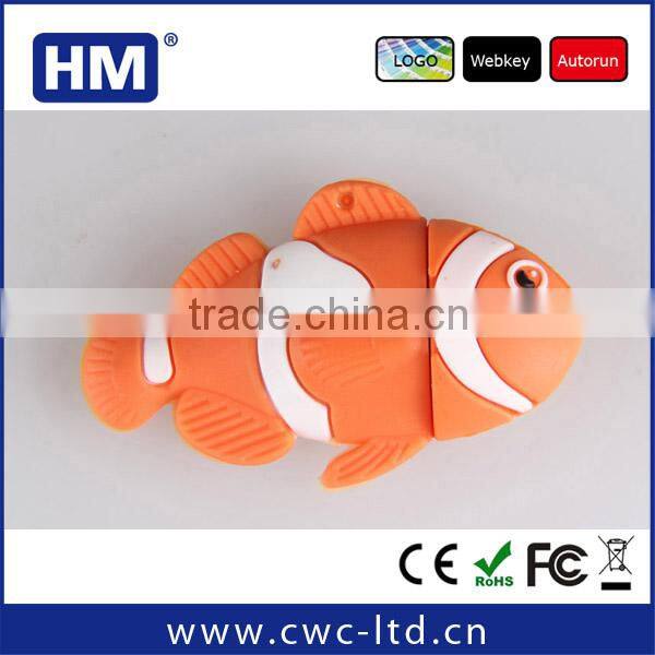 alibaba china Fish usb flash drive for promotional flash disk