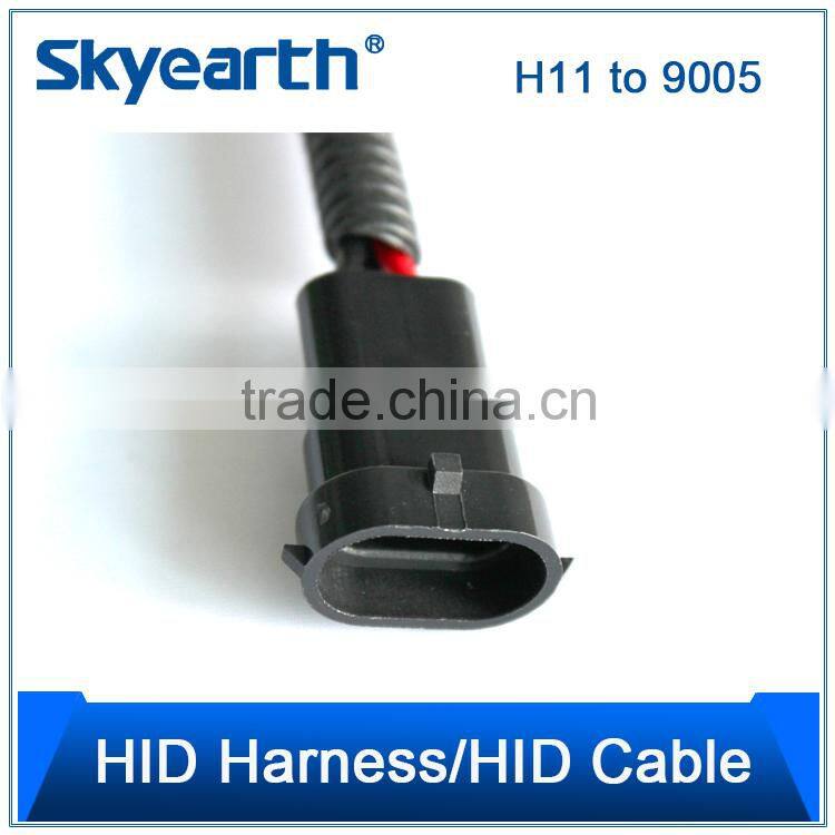 24 PIN SL ROHS china factory 9005 hid beam bi-xenon headlight wire harness