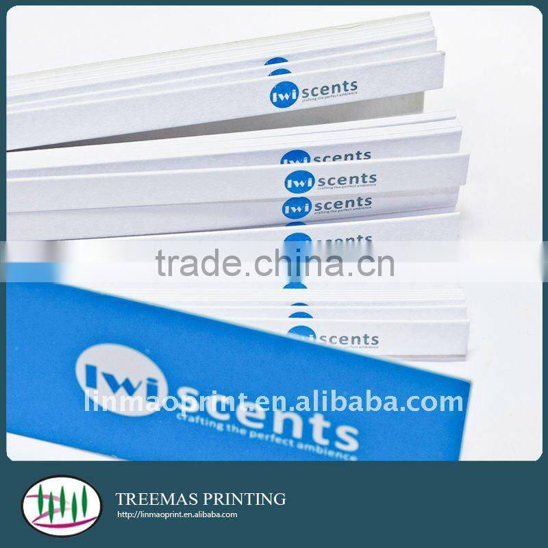 Sniffing card for frangrances