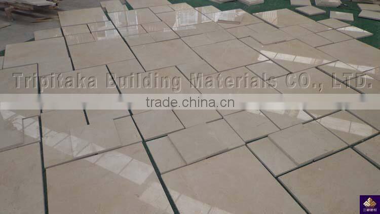 Big size high polish beige strongest marble