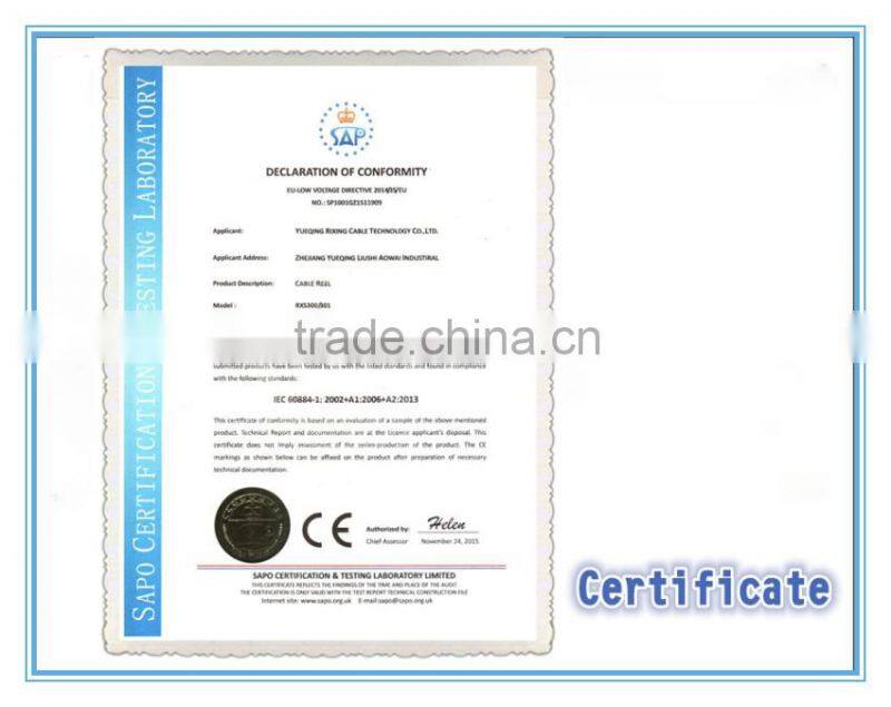 High quality mini small retractable electrical cable reel