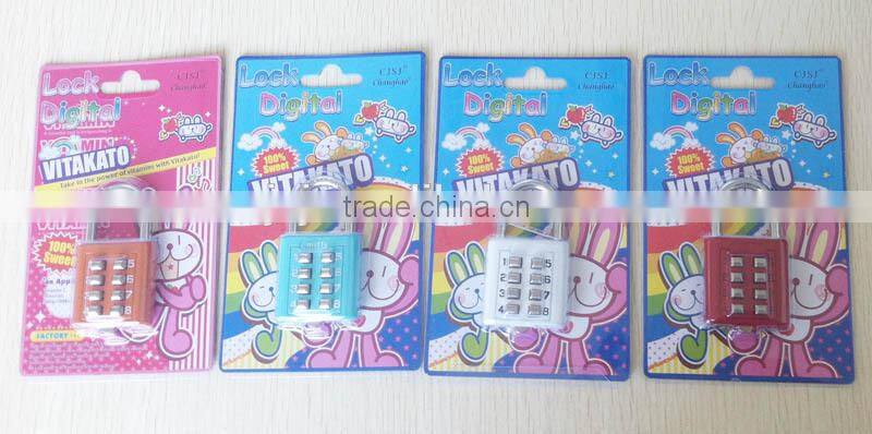 New design colorful high quality combination lock fingerprint padlock