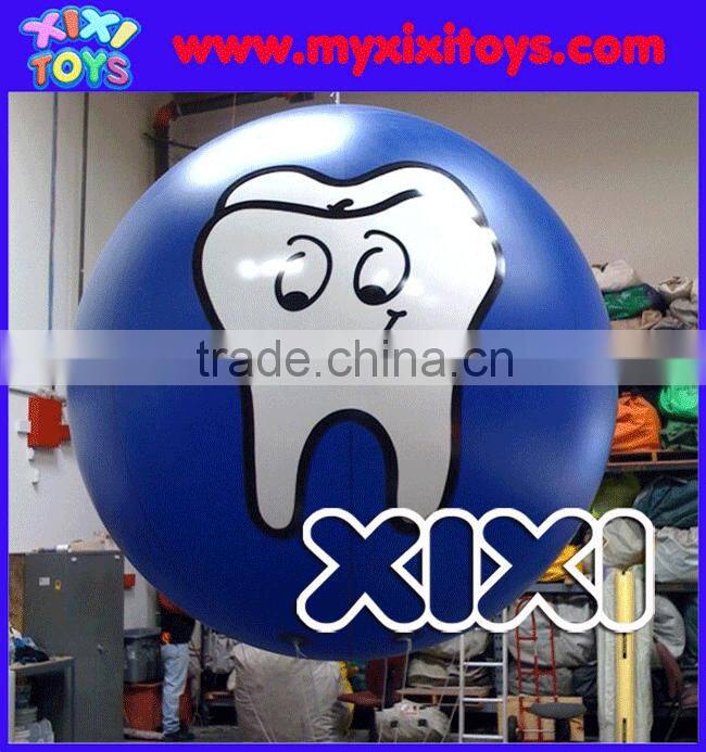 Big helium football balloon for event, Advertising inflatable helium soccer balloon