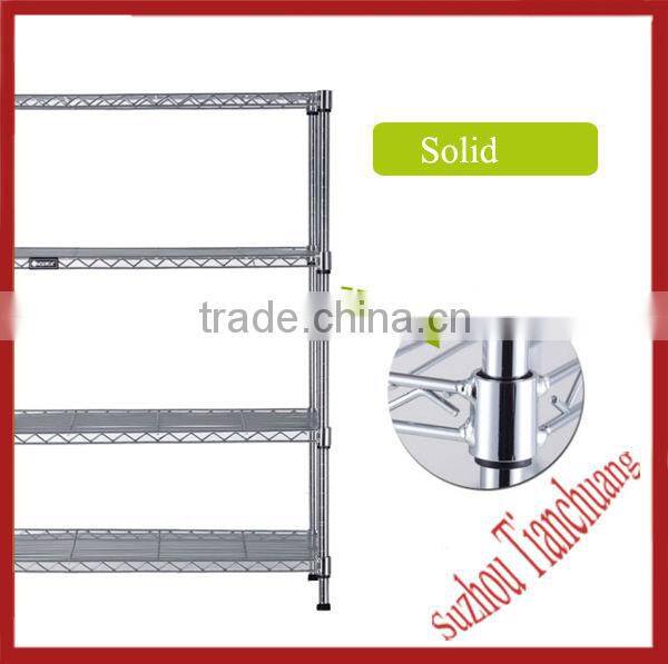 chromed stainless steel display stand