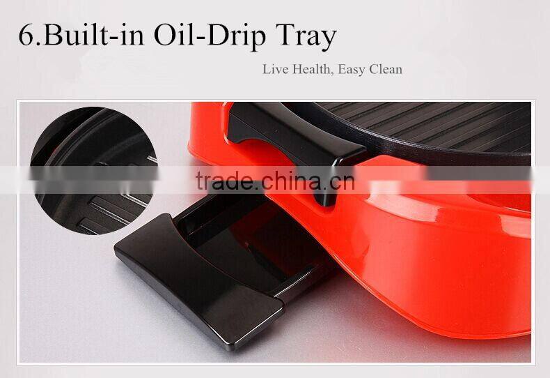 Convenient Used multi-fuction Electric Teppanyaki Grill with Steamboat
