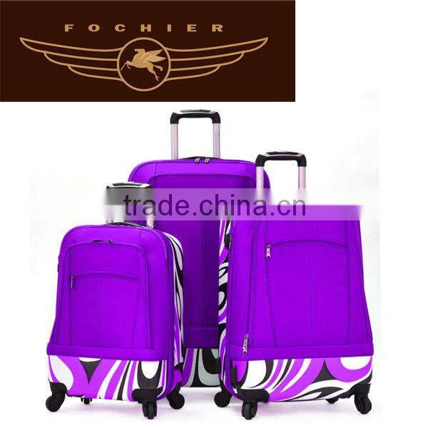 canvas luggage suitcases for girl sky travel luggage bags