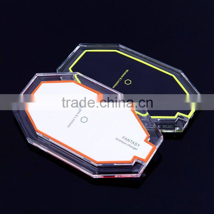 2016 newly technology led wireless qi charging pad