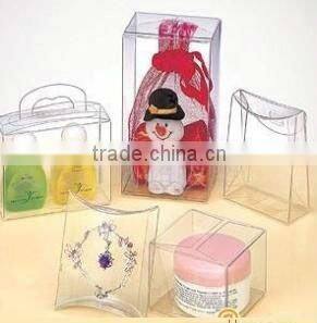 Hot sale transparent plastic packing box for comestic