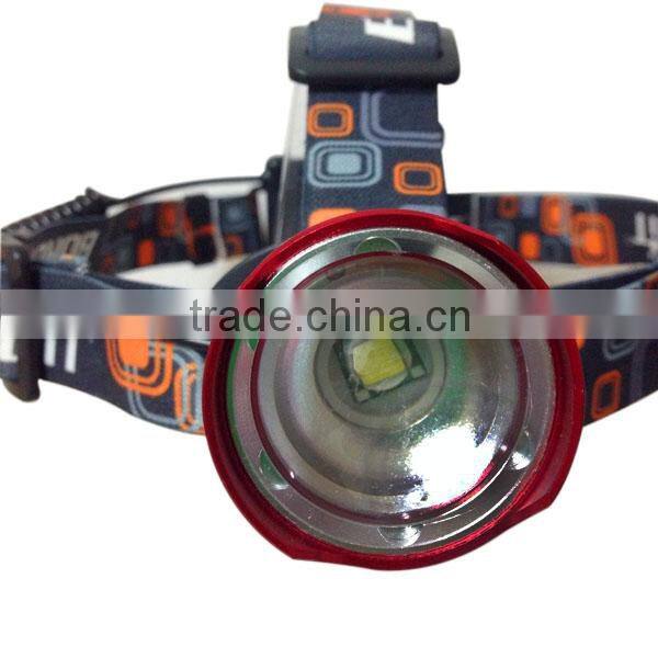 XML T6 led light headlamp hot sale LED headlamp helmet with head lamp
