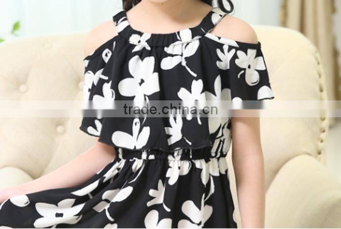 2015 new fashion children girl flower dress