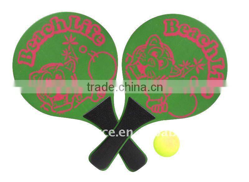 Wooden Beach Tennis Racket