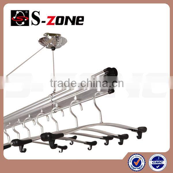 Metal Pretty garment lifting clothes drying rack with apple shape