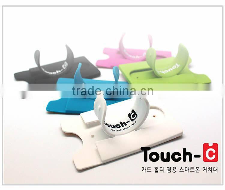 hot sale 3M sticker TOUCH-C silicone mobile phone display stander