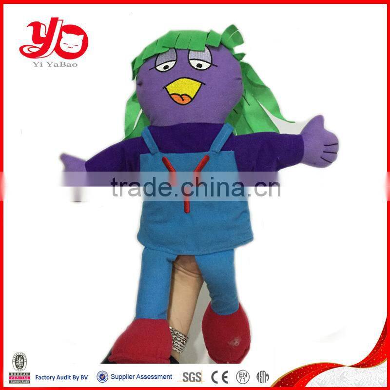 Wholesale Stock Stuffed Toy make 35cm hand puppet