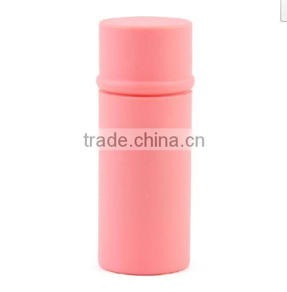colorful retractable round hair kabuki brush
