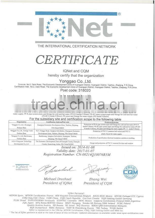 Australian top quality 45 degree elbow pool fitting for pressure pipe with WaterMark ERA brand construction material