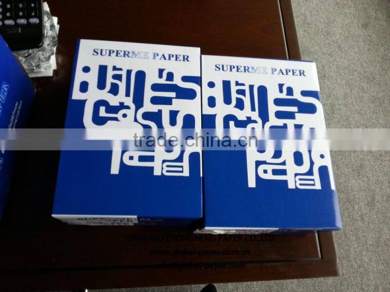 High quality100% virgin wooden pulp a4 white 80g copy paper- papers