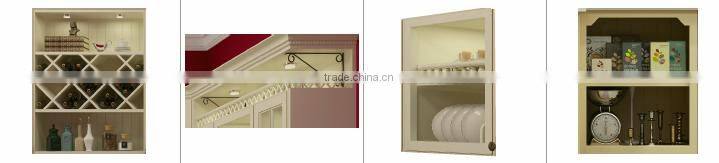 PVC kitchen cabinet with European style white
