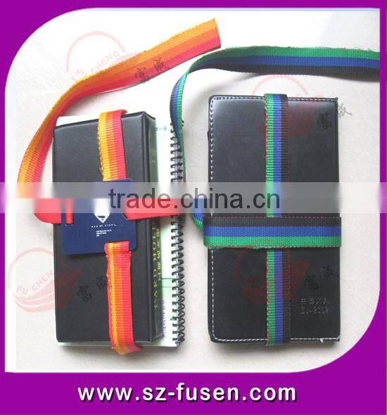 custom any color hook loop book strap