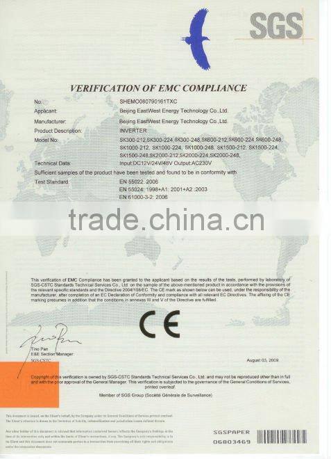 Pure Sine Wave Solar Inverter 2000W