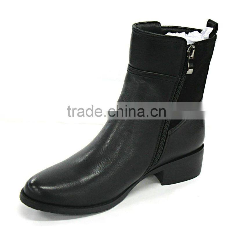 fashion ladies winter boots black short boots