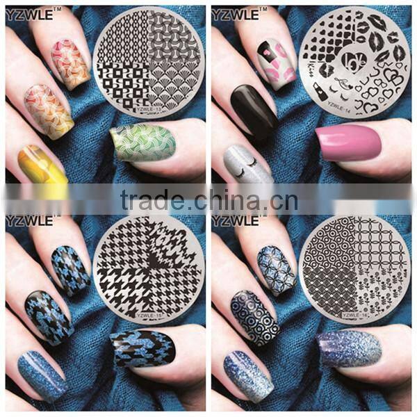 Fashion Summer hot new design DIY nail polish print image plate